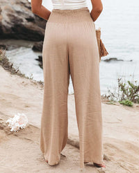 CoolPants | Women's Linen Pants-White-S-State of Style