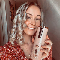 Cordless Curling Iron - CurlMate-Pink-State of Style