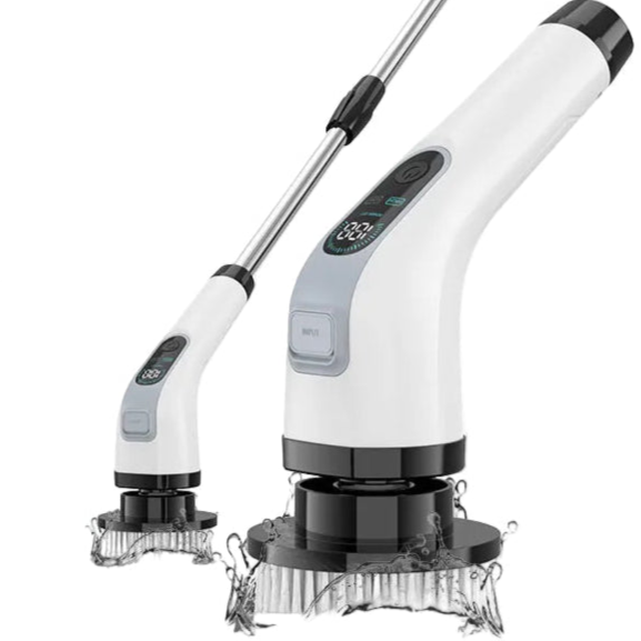 Cordless Electric Spin Cleaning Brush with 7 Attachments – Waterproof-State of Style
