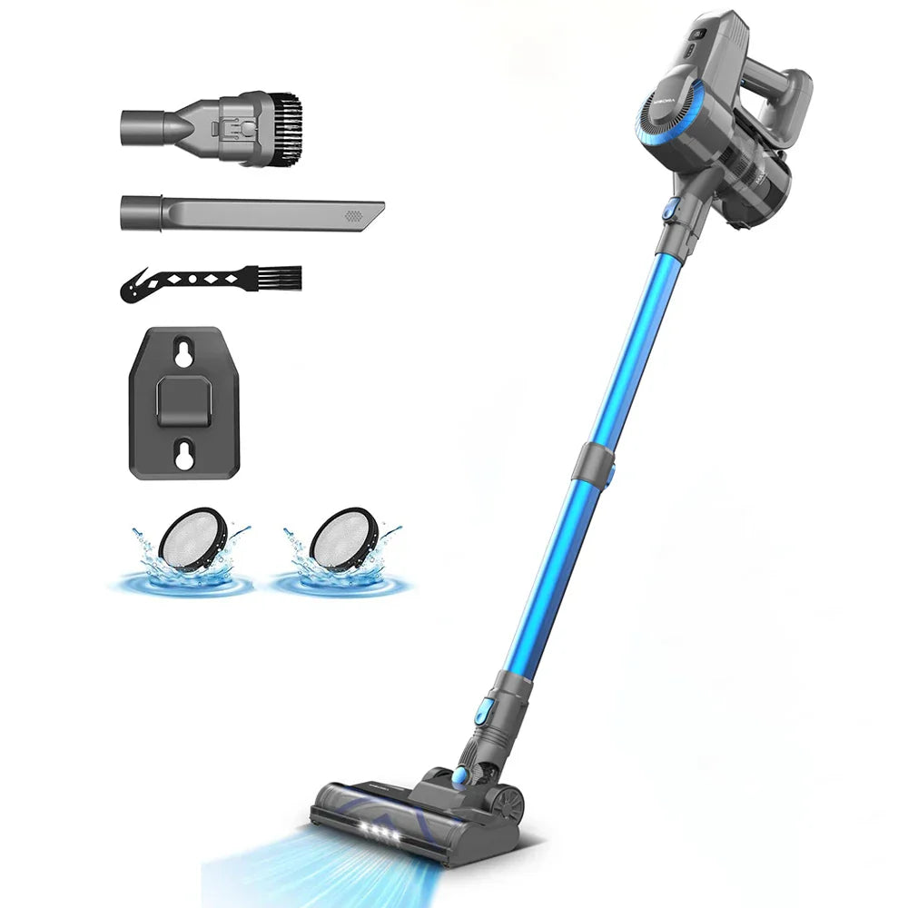 Cordless Standing Vacuum Cleaner - JadePro-Blue-State of Style