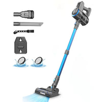 Cordless Standing Vacuum Cleaner - JadePro-Blue-State of Style