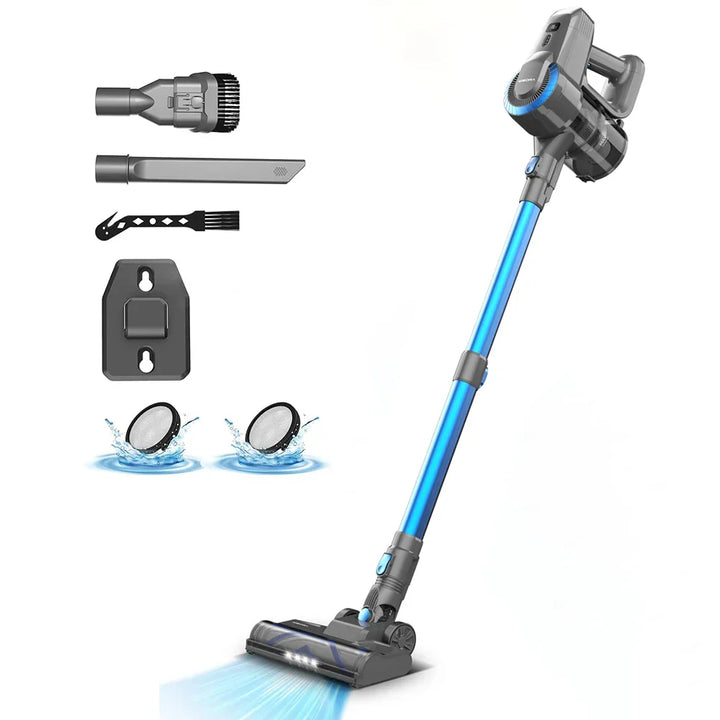 Cordless Standing Vacuum Cleaner - JadePro-Blue-State of Style