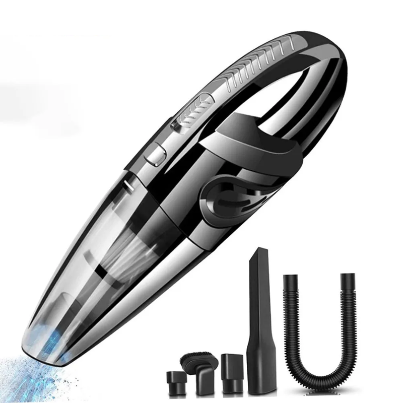 Cordless Vacuum Cleaner with Powerful Cyclonic Suction - PowerSuction-Black-State of Style