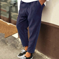 Corduroy Trousers for Men - Milan-Blue-XS-State of Style