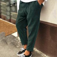 Corduroy Trousers for Men - Milan-Green-XS-State of Style