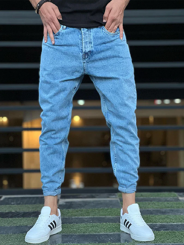 Cornelius | Men's Trendy Denim Jeans-Blue-M-State of Style