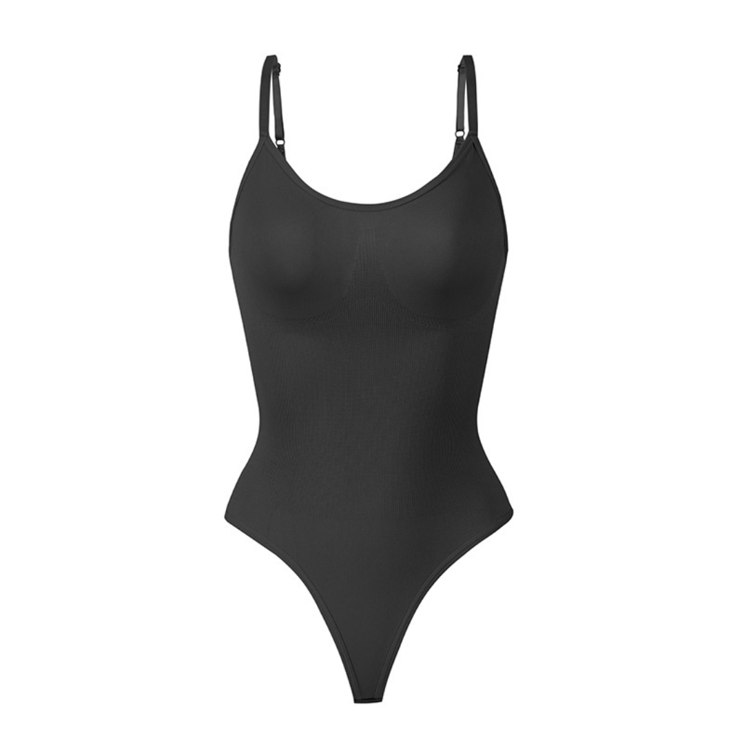 Corrective Seamless Bodysuit String – Aveline-Black-S-State of Style