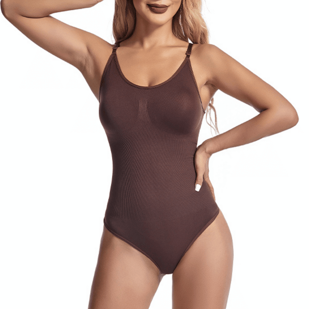 Corrective Seamless Bodysuit String – Aveline-Brown-S-State of Style