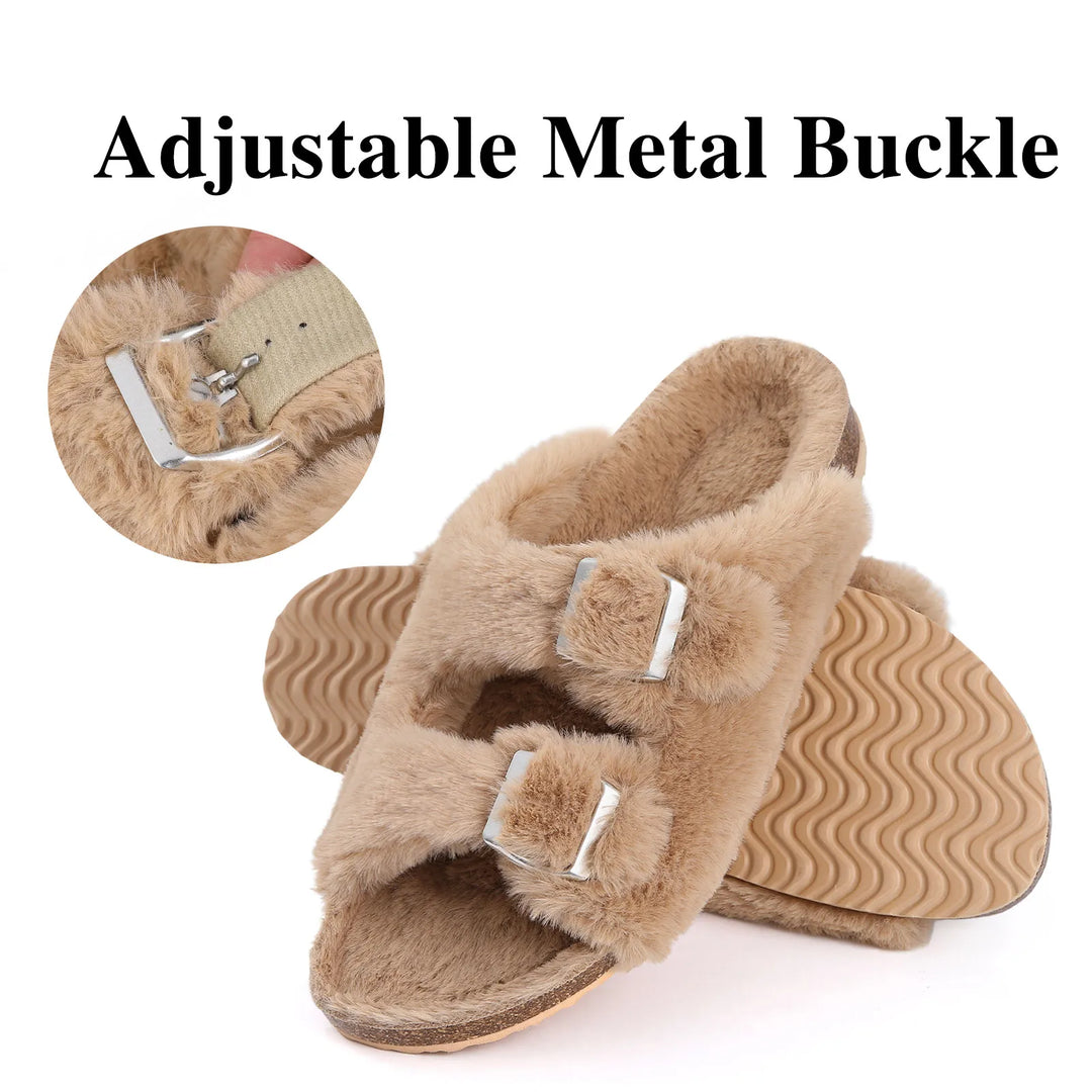 Corrie Winter Slippers | Comfortable and Warm-Black-5.0-State of Style