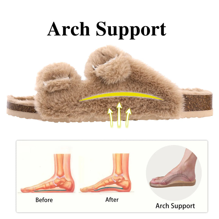 Corrie Winter Slippers | Comfortable and Warm-Black-5.0-State of Style