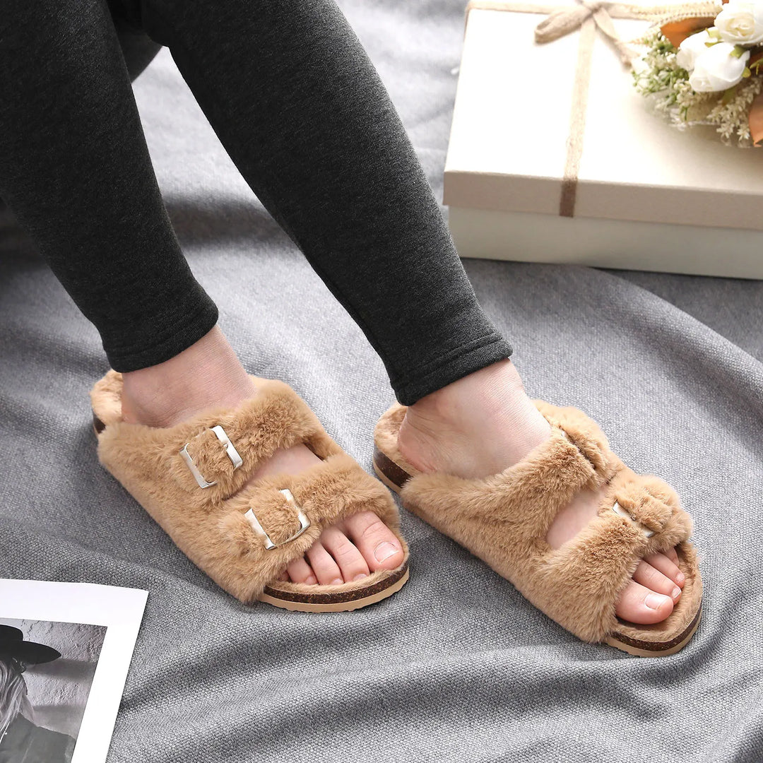 Corrie Winter Slippers | Comfortable and Warm-Black-5.0-State of Style