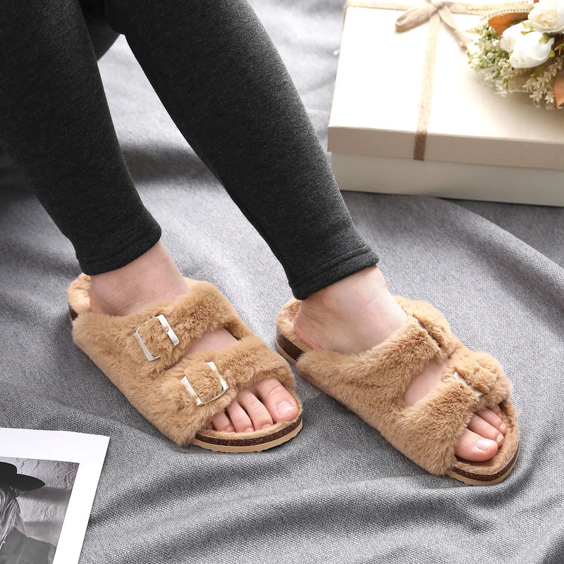 Corrie Winter Slippers | Comfortable and Warm-Black-5.0-State of Style