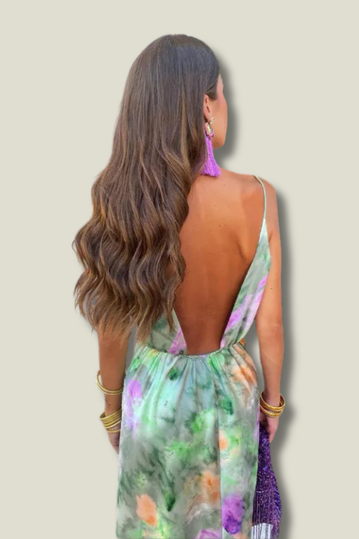 Corset Maxi Dress with Scarf - Seraphina-S-State of Style