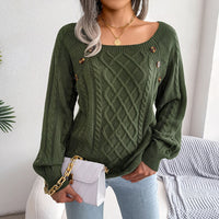 CorShirt | Comfortable Sweater for Women-Army Green-S-State of Style