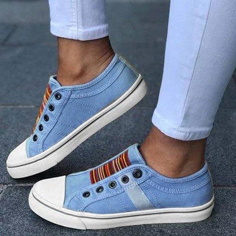 CorSneaks | Stylish Sneakers for Women-Blue-4.5-State of Style