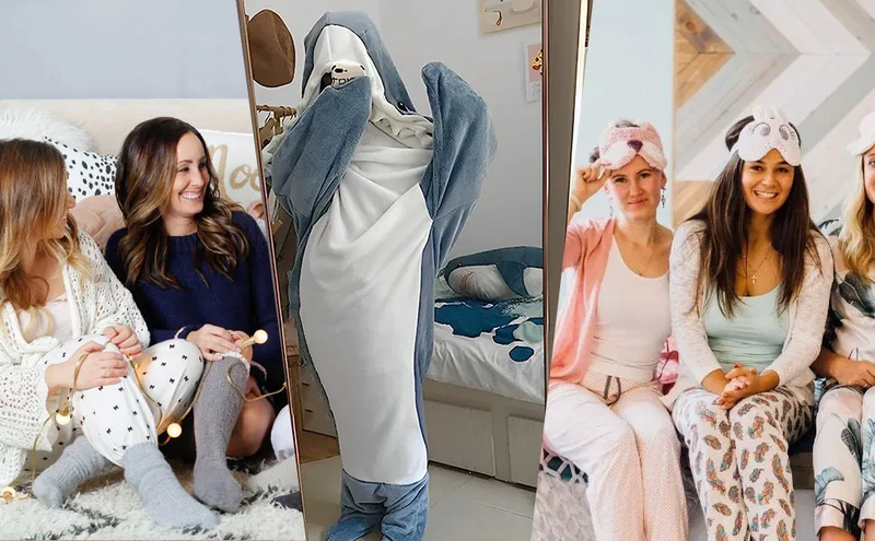 Cosy Shark Blanket Suit – Snuggly Wearable Sleeping Bag-One size fits most-State of Style