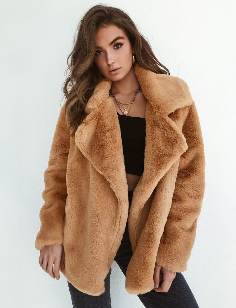 Cosy Teddy Jacket for Women | Gracie's Warm & Stylish Outerwear-Brown-S-State of Style