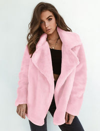 Cosy Teddy Jacket for Women | Gracie's Warm & Stylish Outerwear-Pink-S-State of Style