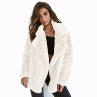Cosy Teddy Jacket for Women | Gracie's Warm & Stylish Outerwear-White-S-State of Style