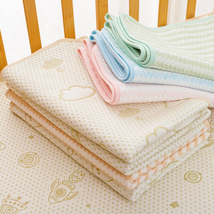 Cot Mattress Protector - DreamGuard-2-Pack-Rocket-50x70cm-State of Style