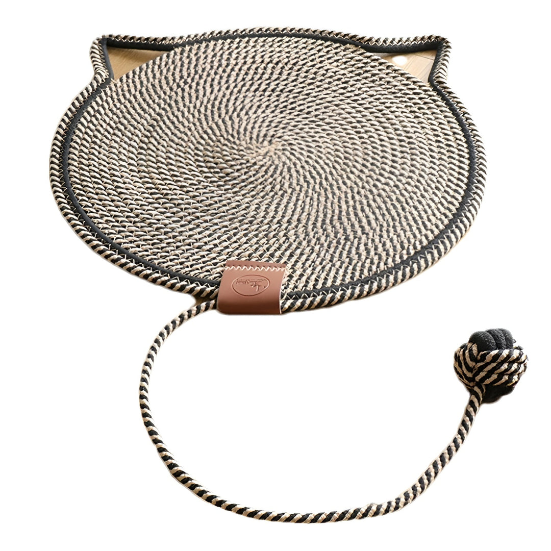 Cotton Cat Scratching Mat of Rope - ClawGuard-Black-State of Style