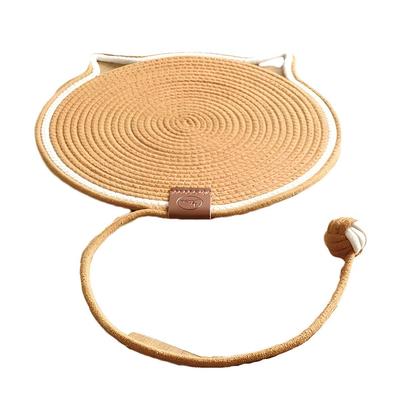 Cotton Cat Scratching Mat of Rope - ClawGuard-Yellow-State of Style