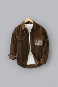 Cotton Men's Shirt with Long Sleeves - Quinten-Gray-XS-State of Style