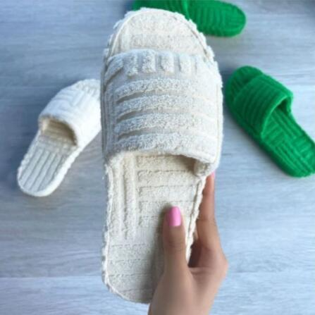 Cotton Sandals | Women's Summer Footwear-White-4.5-State of Style