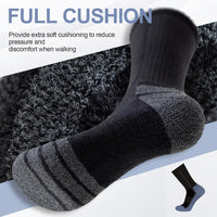 Cotton Sports Socks Unisex (6 Pairs) - Robin-Black-S - AU 6-9-State of Style