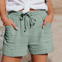 Cotton Summer Shorts - BreezeWear-Green-S-State of Style
