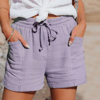 Cotton Summer Shorts - BreezeWear-Purple-S-State of Style
