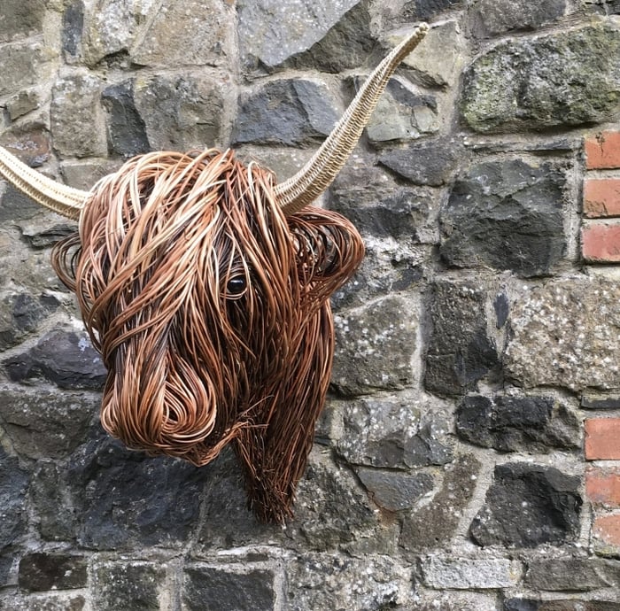 Cow Wall Sculpture – Bowie-State of Style