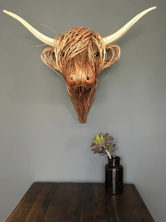 Cow Wall Sculpture – Bowie-State of Style