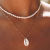 Cowrie Shell Necklace with Pendant - Isla