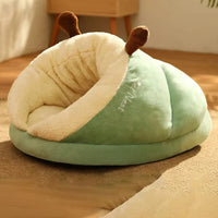 Cozy Bed for Cats and Dogs - SnugglePaw-M-Green-State of Style