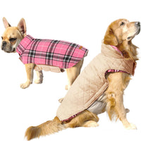 Cozy Waterproof Dog Jacket – Winter Coat in British Style-Pink-S-State of Style