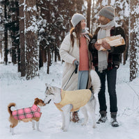 Cozy Waterproof Dog Jacket – Winter Coat in British Style-Red-S-State of Style