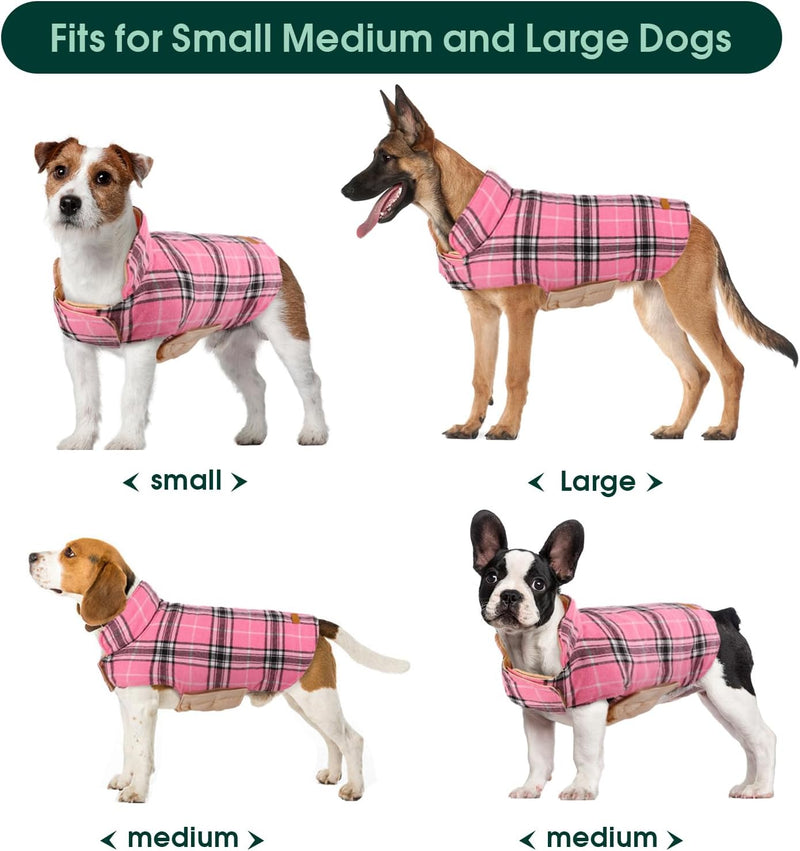 Cozy Waterproof Dog Jacket – Winter Coat in British Style-Red-S-State of Style
