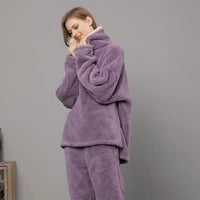 CozyPyjamas | Women's Warm Pyjama Set-Grey-M-State of Style