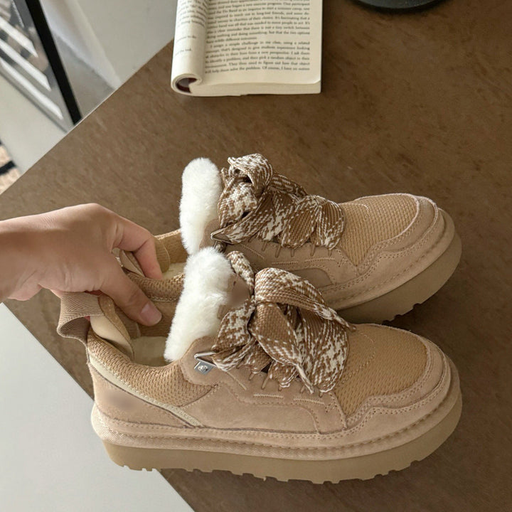 CozyStep Winter Boots – Comfortable and Warm Suede Winter Boots-Sand-4-State of Style
