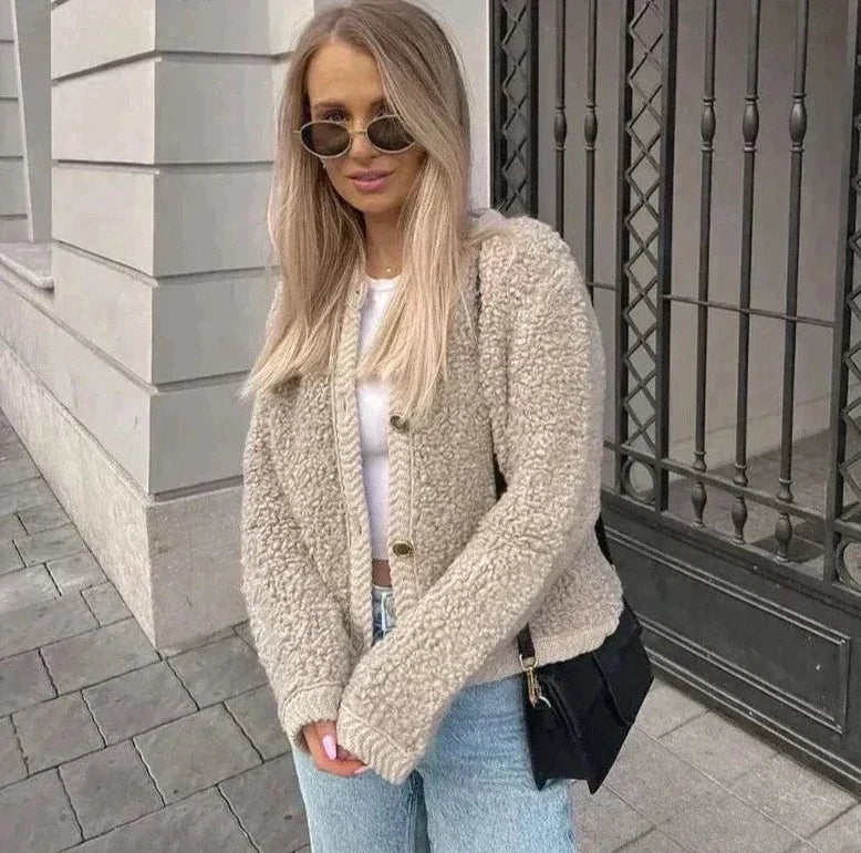 CozyTeddy | Ultra Soft Cardigan Vest - Perfect for Cosy Winter Evenings-Black-S-State of Style