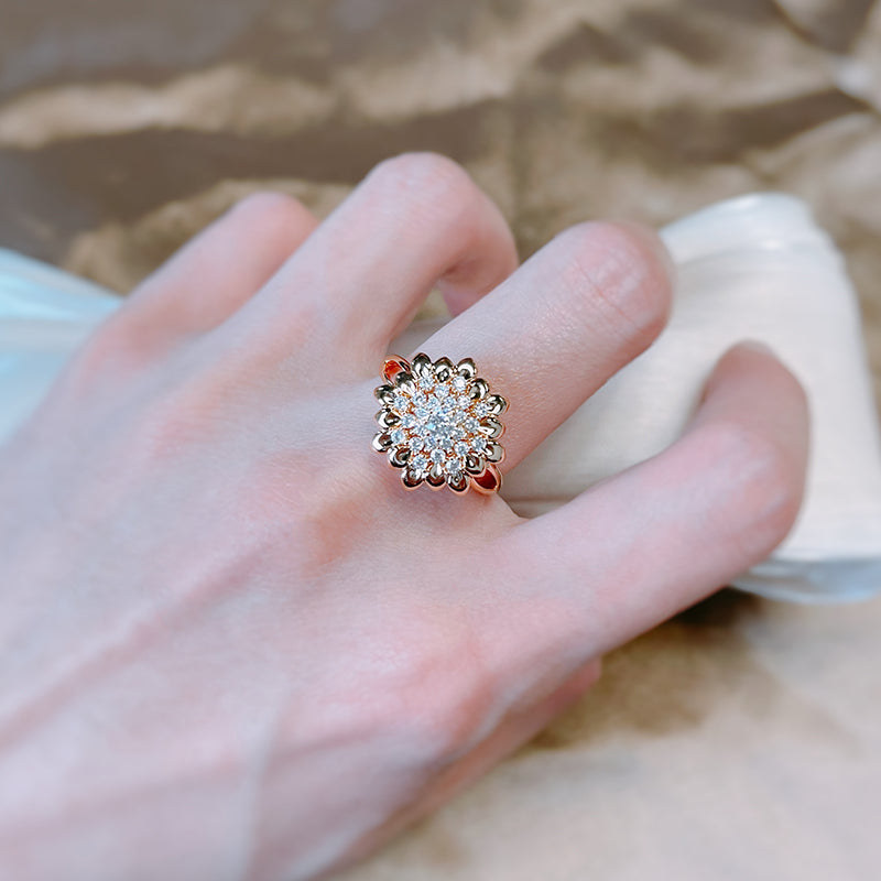 Creative Adjustable Ring | Unique Design | Fashion Jewellery-Diameter 1.65cm-State of Style