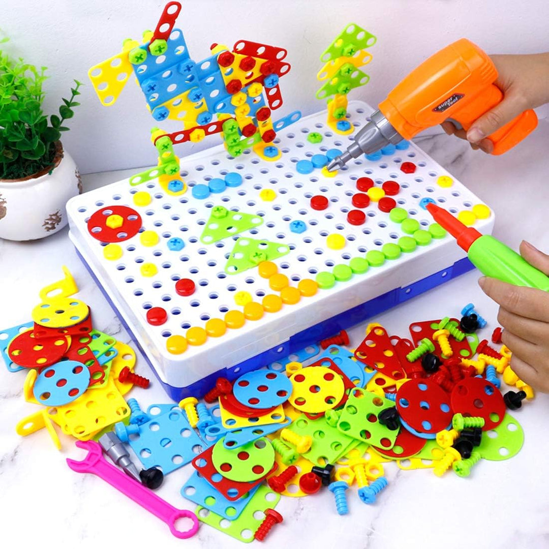 Creative Building Set with Toy Drill - BuildyDrill-State of Style