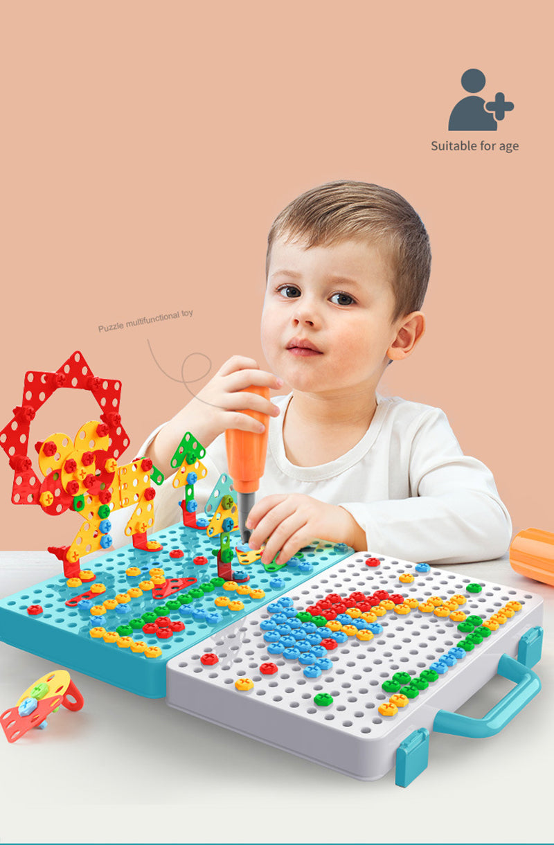 Creative Construction Set with Toy Drill - BuildyDrill-State of Style