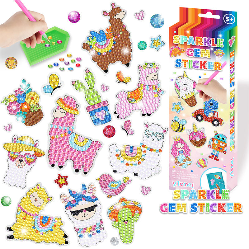 Creative Diamond Sticker Set - ShinyGem-Alpaca-State of Style