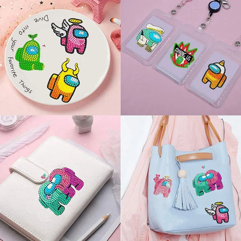 Creative Diamond Sticker Set - ShinyGem-Unicorn-State of Style