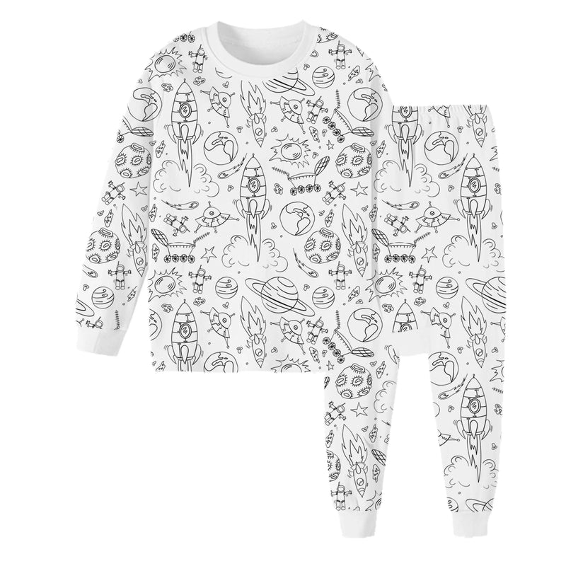 Creative Kids Pyjama - DreamArt-Space Mission-3 Years-State of Style