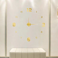 Creative Wall Clock - ArtTime-Numbers - Gold-60-100 cm-State of Style