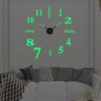 Creative Wall Clock - ArtTime-Quarter - Luminous-60-100 cm-State of Style