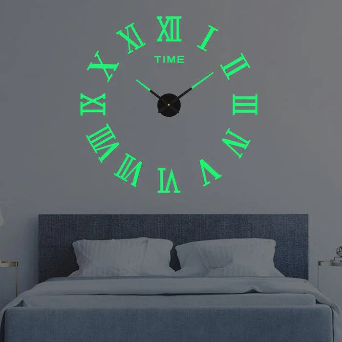 Creative Wall Clock - ArtTime-Roman - Luminous-60-100 cm-State of Style